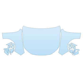 PAINT PROTECTION KIT - 2025 BMW I7 SERIES XDRIVE60 LUXURY FULL HOOD FENDERS MIRRORS WRAPPED EDGES - PRECUT PPF CLEAR BRA WRAP