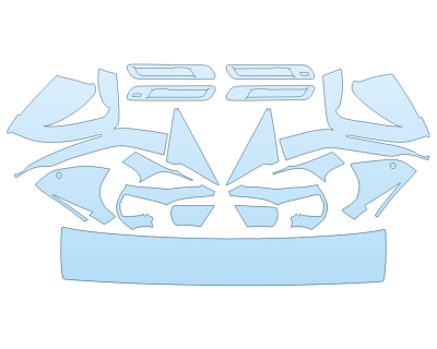 Precut PPF Kit – Clear Bra Paint Protection Film PAINT PROTECTION KIT - 2025 BMW I7 SERIES XDRIVE60 LUXURY MIRRORS and DOOR CUPS LUGGAGE AREA - PRECUT PPF CLEAR BRA WRAP