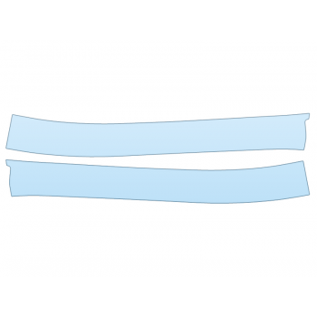 PAINT PROTECTION KIT - 2025 BMW I7 SERIES XDRIVE60 LUXURY A PILLARS - PRECUT PPF CLEAR BRA WRAP