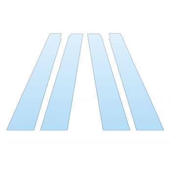 PAINT PROTECTION KIT - 2025 BMW I7 SERIES XDRIVE60 LUXURY B PILLARS - PRECUT PPF CLEAR BRA WRAP