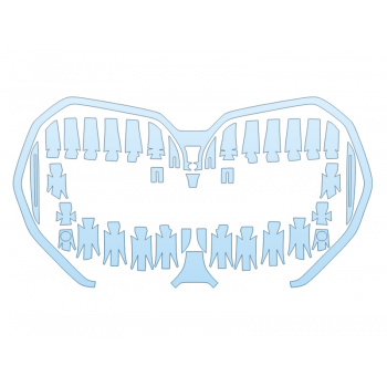 Precut PPF Kit – Clear Bra Paint Protection Film PAINT PROTECTION KIT - 2025 BMW I7 SERIES XDRIVE60 LUXURY GRILL - PRECUT PPF CLEAR BRA WRAP