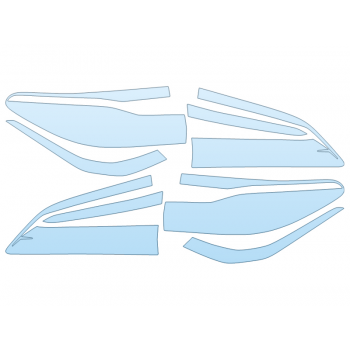 PAINT PROTECTION KIT - 2025 BMW I7 SERIES XDRIVE60 LUXURY TAIL LIGHTS - PRECUT PPF CLEAR BRA WRAP