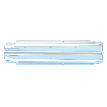 PAINT PROTECTION KIT - 2025 BMW I7 SERIES XDRIVE60 M SPORT ROCKERS - PRECUT PPF CLEAR BRA WRAP