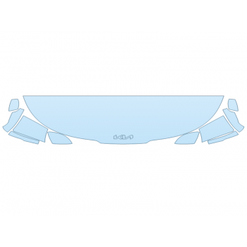 PAINT PROTECTION KIT - 2025 KIA CARNIVAL LX HOOD FENDERS MIRRORS 24 INCH WRAPPED EDGES - PRECUT PPF CLEAR BRA WRAP