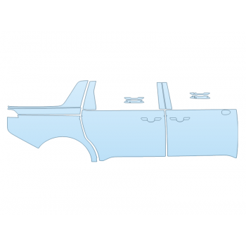 PAINT PROTECTION KIT - 2025 KIA CARNIVAL LXS PASSENGER SIDE - PRECUT PPF CLEAR BRA WRAP