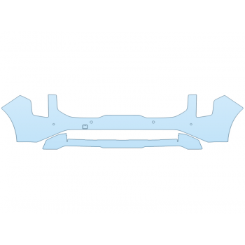 PAINT PROTECTION KIT - 2025 KIA CARNIVAL HYBRID SX BUMPER WITH PARKING SENSORS 4 - PRECUT PPF CLEAR BRA WRAP