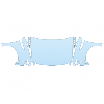 PAINT PROTECTION KIT - 2025 INFINITI QX80 AUTOGRAPH FULL HOOD FENDERS MIRRORS WRAPPED EDGES - PRECUT PPF CLEAR BRA WRAP