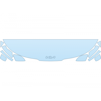 PAINT PROTECTION KIT - 2025 KIA CARNIVAL HYBRID SX HOOD FENDERS MIRRORS 18 INCH WRAPPED EDGES - PRECUT PPF CLEAR BRA WRAP