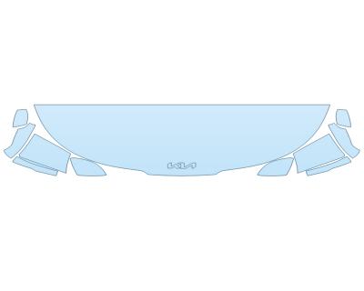 PAINT PROTECTION KIT - 2025 KIA CARNIVAL HYBRID SX HOOD FENDERS MIRRORS 24 INCH WRAPPED EDGES - PRECUT PPF CLEAR BRA WRAP