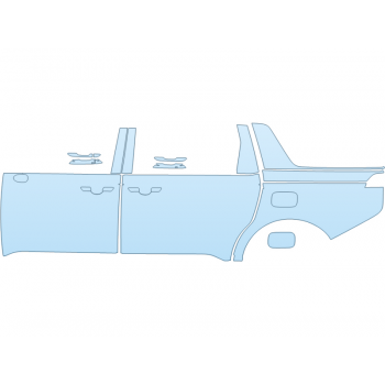 PAINT PROTECTION KIT - 2025 KIA CARNIVAL HYBRID SX DRIVER SIDE - PRECUT PPF CLEAR BRA WRAP