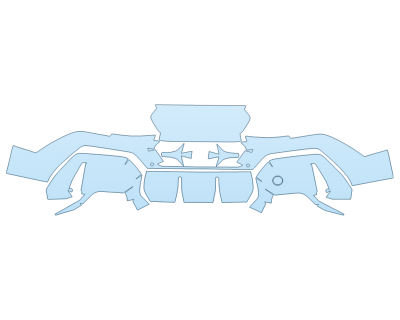 PAINT PROTECTION KIT - 2025 BMW X2 M35I REAR BUMPER WITH PARKING SENSORS - PRECUT PPF CLEAR BRA WRAP
