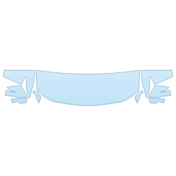 PAINT PROTECTION KIT - 2025 BMW X2 M35I HOOD FENDERS MIRRORS 18 INCH WRAPPED EDGES - PRECUT PPF CLEAR BRA WRAP