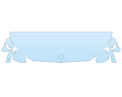 PAINT PROTECTION KIT - 2025 BMW X2 M35I HOOD FENDERS MIRRORS 24 INCH WRAPPED EDGES - PRECUT PPF CLEAR BRA WRAP