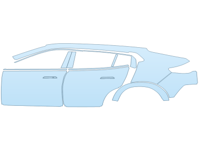 PAINT PROTECTION KIT - 2025 BMW X2 M35I DRIVER SIDE - PRECUT PPF CLEAR BRA WRAP