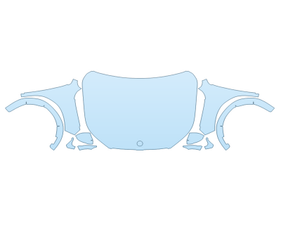 PAINT PROTECTION KIT - 2025 BMW X2 M35I FULL HOOD FENDERS MIRRORS WRAPPED EDGES - PRECUT PPF CLEAR BRA WRAP
