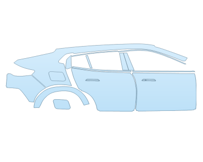 PAINT PROTECTION KIT - 2025 BMW X2 M35I PASSENGER SIDE - PRECUT PPF CLEAR BRA WRAP