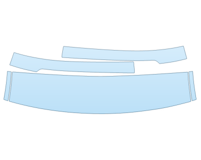 PAINT PROTECTION KIT - 2025 BMW X2 M35I ROOF PILLARS - PRECUT PPF CLEAR BRA WRAP