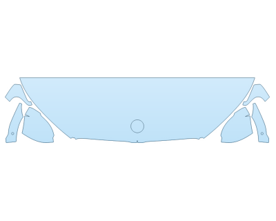 PAINT PROTECTION KIT - 2025 BMW X2 XDRIVE 28I HOOD FENDERS MIRRORS 18 INCH WRAPPED EDGES - PRECUT PPF CLEAR BRA WRAP
