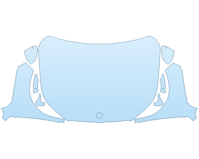 PAINT PROTECTION KIT - 2025 BMW X2 XDRIVE 28I FULL HOOD FENDERS MIRRORS WRAPPED EDGES - PRECUT PPF CLEAR BRA WRAP