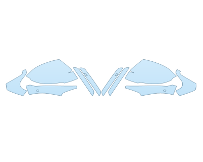 PAINT PROTECTION KIT - 2025 BMW X2 XDRIVE 28I MIRRORS and DOOR CUPS - PRECUT PPF CLEAR BRA WRAP