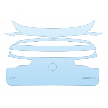 Precut PPF Kit – Clear Bra Paint Protection Film PAINT PROTECTION KIT - 2025 BMW X2 XDRIVE 28I REAR HATCH W/EMBLEM - PRECUT PPF CLEAR BRA WRAP