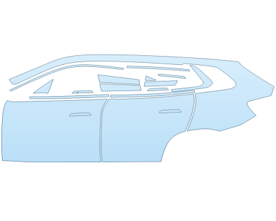 PAINT PROTECTION KIT - 2025 BMW X3 30 XDRIVE M SPORT FULL DRIVER SIDE - PRECUT PPF CLEAR BRA WRAP
