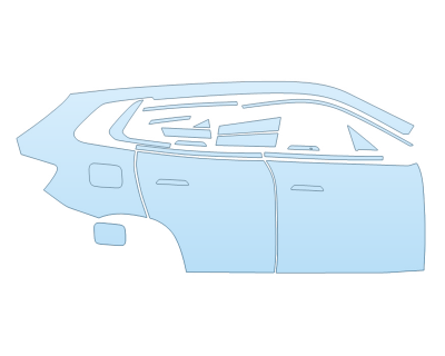 PAINT PROTECTION KIT - 2025 BMW X3 30 XDRIVE M SPORT FULL PASSENGER SIDE - PRECUT PPF CLEAR BRA WRAP