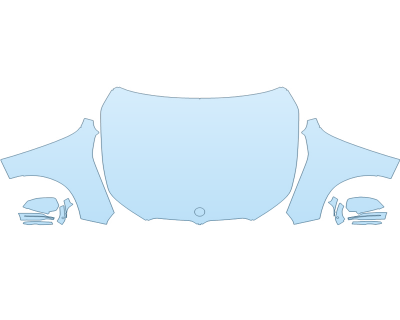 PAINT PROTECTION KIT - 2025 BMW X3 M50 FULL HOOD FENDERS MIRRORS WRAPPED EDGES - PRECUT PPF CLEAR BRA WRAP