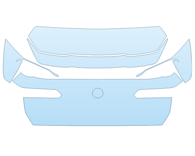 PAINT PROTECTION KIT - 2025 BMW X3 M50 TAILGATE KIT NO BADGES - PRECUT PPF CLEAR BRA WRAP