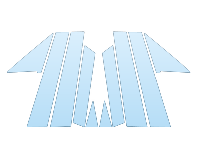 PAINT PROTECTION KIT - 2025 BMW X3 M50 PILLARS - PRECUT PPF CLEAR BRA WRAP