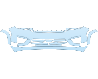PAINT PROTECTION KIT - 2025 JEEP GRAND CHEROKEE 4XE BASE BUMPER - PRECUT PPF CLEAR BRA WRAP