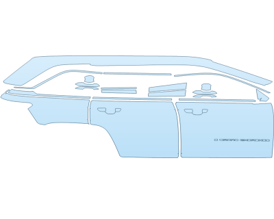 PAINT PROTECTION KIT - 2025 JEEP GRAND CHEROKEE 4XE BASE FULL PASSENGER SIDE - PRECUT PPF CLEAR BRA WRAP