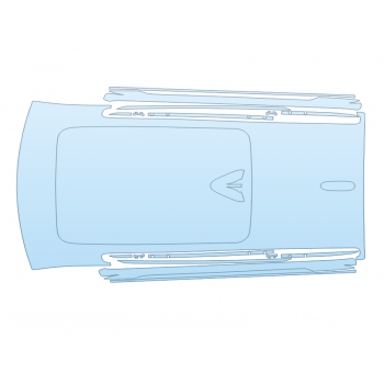 PAINT PROTECTION KIT - 2025 JEEP GRAND CHEROKEE 4XE BASE FULL ROOF W SUNROOF - PRECUT PPF CLEAR BRA WRAP