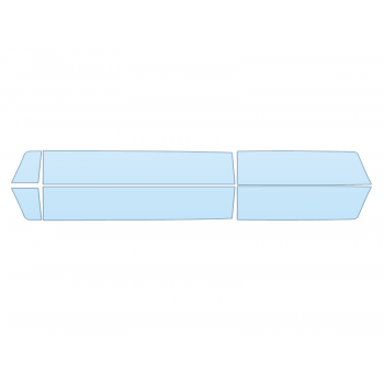 PAINT PROTECTION KIT - 2025 JEEP GRAND CHEROKEE 4XE BASE DOOR SPLASHES - PRECUT PPF CLEAR BRA WRAP