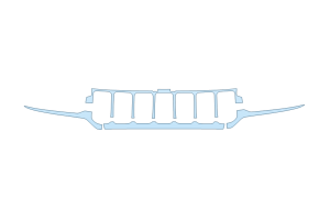 2027 JEEP GRAND CHEROKEE 4XE BASE GRILL