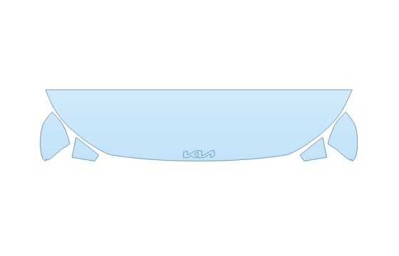 Precut PPF Kit – Clear Bra Paint Protection Film PAINT PROTECTION KIT - 2027 KIA K4 EX HOOD FENDERS MIRRORS 18 INCH - PRECUT PPF CLEAR BRA WRAP