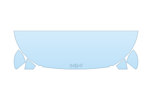 2027 KIA K4 EX HOOD FENDERS MIRRORS 24 INCH WRAPPED EDGES