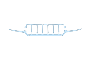 2027 JEEP GRAND CHEROKEE 4XE OVERLAND GRILL