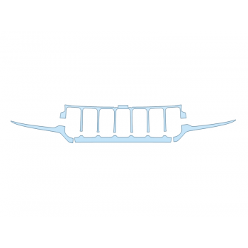 PAINT PROTECTION KIT - 2025 JEEP GRAND CHEROKEE 4XE OVERLAND GRILL - PRECUT PPF CLEAR BRA WRAP