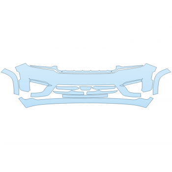 PAINT PROTECTION KIT - 2025 JEEP GRAND CHEROKEE 4XE SUMMIT BUMPER - PRECUT PPF CLEAR BRA WRAP