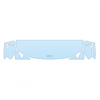 PAINT PROTECTION KIT - 2025 JEEP GRAND CHEROKEE 4XE SUMMIT HOOD FENDERS MIRRORS 18 INCH FENDER FLARES WRAPPED EDGES - PRECUT PPF CLEAR BRA WRAP