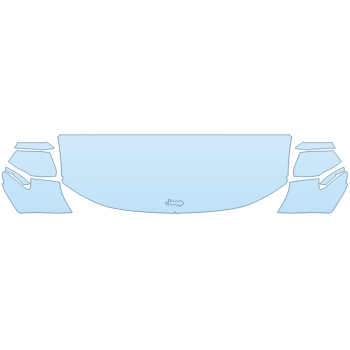 PAINT PROTECTION KIT - 2025 JEEP GRAND CHEROKEE 4XE SUMMIT HOOD FENDERS MIRRORS 24 INCH WRAPPED EDGES - PRECUT PPF CLEAR BRA WRAP