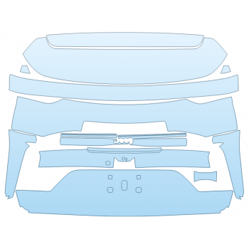 PAINT PROTECTION KIT - 2025 JEEP GRAND CHEROKEE 4XE SUMMIT FULL REAR HATCH NO BADGES - PRECUT PPF CLEAR BRA WRAP