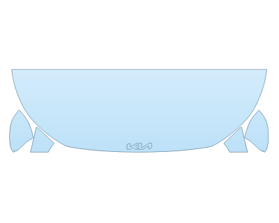 PAINT PROTECTION KIT - 2025 KIA K4 EX+ HOOD FENDERS MIRRORS 24 INCH - PRECUT PPF CLEAR BRA WRAP