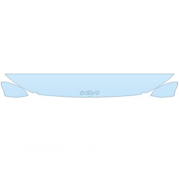 PAINT PROTECTION KIT - 2025 KIA K4 LX HOOD FENDERS MIRRORS 12 INCH WRAPPED EDGES - PRECUT PPF CLEAR BRA WRAP