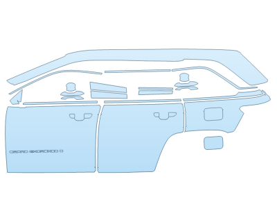 PAINT PROTECTION KIT - 2025 JEEP GRAND CHEROKEE 4XE TRAILHAWK FULL DRIVER SIDE - PRECUT PPF CLEAR BRA WRAP