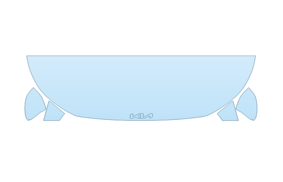 Precut PPF Kit – Clear Bra Paint Protection Film PAINT PROTECTION KIT - 2027 KIA K4 LX HOOD FENDERS MIRRORS 24 INCH - PRECUT PPF CLEAR BRA WRAP