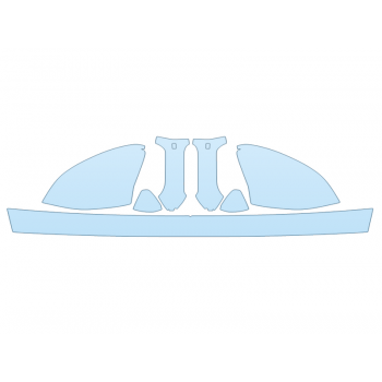 PAINT PROTECTION KIT - 2025 KIA K4 LX MIRRORS and DOOR CUPS LUGGAGE AREA - PRECUT PPF CLEAR BRA WRAP