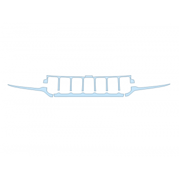 PAINT PROTECTION KIT - 2025 JEEP GRAND CHEROKEE 4XE TRAILHAWK GRILL - PRECUT PPF CLEAR BRA WRAP