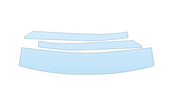 PAINT PROTECTION KIT - 2027 KIA K4 LX ROOF PILLARS - PRECUT PPF CLEAR BRA WRAP